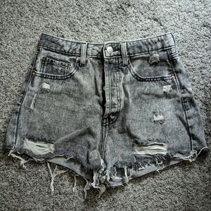 Hi Rise Cut Off Shorts